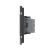 Priza simpla cu blank Livolo cu rama din sticla 3M, standard Italian, Serie noua SmartElectro IntelligentHouse