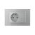 Priza simpla cu blank Livolo cu rama din sticla 3M, standard Italian, Serie noua SmartElectro IntelligentHouse