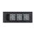 Priza tripla cu blank Livolo cu rama din sticla 6/7 module - standard Italian SmartElectro IntelligentHouse