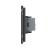 Priza tripla cu blank Livolo cu rama din sticla 6/7 module - standard Italian SmartElectro IntelligentHouse