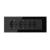 Priza tripla cu blank Livolo cu rama din sticla 6/7 module - standard Italian SmartElectro IntelligentHouse