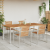 Masa de dining pentru exterior 200x90x74.5 cm Lemn masiv de tec GartenMobel Dekor