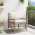 Scaun de grădină cu perne Bej 60x70x78 cm Ratan Polimer GartenMobel Dekor