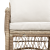 Scaun de grădină cu perne Bej 60x70x78 cm Ratan Polimer GartenMobel Dekor