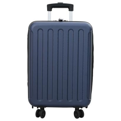 Valiză pliabilă Hard Shell 20'' Albastru închis 34x23x55.5 cm ABS GartenMobel Dekor