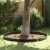 Barieră de rădăcină cu șine de conexiune Neagră 0,7x3 m 1,5 mm HDPE GartenMobel Dekor