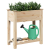 Jardiniere cu raft 71x37x76 cm Lemn masiv de brad GartenMobel Dekor