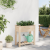 Jardiniere cu raft 71x37x76 cm Lemn masiv de brad GartenMobel Dekor