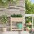 Jardiniere cu raft 71x37x76 cm Lemn masiv de brad GartenMobel Dekor