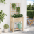 Ghiveci de grădină cu trellis și raft 71x37x152 cm din lemn de pin GartenMobel Dekor