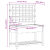 Jardiniere cu trellis și raft 115x59x152 cm Lemn solid de brad GartenMobel Dekor