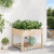 Jardinieră  cu raft 90x90x76 cm Lemn masiv de pin GartenMobel Dekor