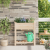 Ghiveci de grădină cu grile 71x37x76 cm din lemn masiv de pin GartenMobel Dekor