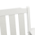 Scaune de dining 2 buc. Alb HDPE GartenMobel Dekor
