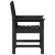 Scaune de dining 2 buc Negru HDPE GartenMobel Dekor