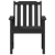 Scaune de dining 2 buc Negru HDPE GartenMobel Dekor