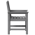 Scaune de dining 2 buc Gri deschis HDPE GartenMobel Dekor