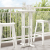 Masă Bar Alb 55x55x107 cm HDPE GartenMobel Dekor