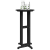 Masă de Bar Neagră 55x55x107 cm HDPE GartenMobel Dekor