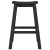 Taburete Bar 2 pcs Negru HDPE GartenMobel Dekor