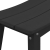 Taburete Bar 2 pcs Negru HDPE GartenMobel Dekor