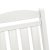 Scaun balansoar alb 70x92x108 cm HDPE GartenMobel Dekor
