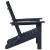 Scaun Adirondack pliabil bleumarin 74.5x80.5x90 cm HDPE GartenMobel Dekor