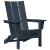 Scaun Adirondack pliabil bleumarin 74.5x80.5x90 cm HDPE GartenMobel Dekor