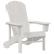 Scaun Adirondack Alb 74x82x91 cm HDPE GartenMobel Dekor