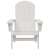 Scaun Adirondack Alb 74x82x91 cm HDPE GartenMobel Dekor