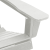 Scaun Adirondack Alb 74x82x91 cm HDPE GartenMobel Dekor