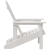 Scaun Adirondack Alb 74x82x91 cm HDPE GartenMobel Dekor