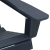 Scaun Adirondack Bleumarin 74x82x91 cm HDPE GartenMobel Dekor