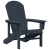 Scaun Adirondack Bleumarin 74x82x91 cm HDPE GartenMobel Dekor