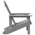 Scaun Adirondack gri deschis 74x82x91 cm HDPE GartenMobel Dekor