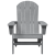 Scaun Adirondack gri deschis 74x82x91 cm HDPE GartenMobel Dekor