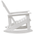 Scaun de Balamuc Adirondack Alb 73.5x92x90 cm HDPE GartenMobel Dekor