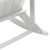 Scaun de Balamuc Adirondack Alb 73.5x92x90 cm HDPE GartenMobel Dekor