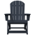 Scaun balansoar Adirondack bleumarin 73.5x92x90 cm HDPE GartenMobel Dekor