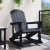 Scaun balansoar Adirondack bleumarin 73.5x92x90 cm HDPE GartenMobel Dekor