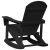 Scaun rocking Adirondack Negru 73.5x92x90 cm HDPE GartenMobel Dekor