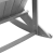 Scaun de balansoar Adirondack Gri deschis 73.5x92x90 cm HDPE GartenMobel Dekor