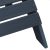 Scaun Adirondack cu suport pentru picioare bleumarin HDPE GartenMobel Dekor