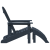 Scaun Adirondack cu suport pentru picioare bleumarin HDPE GartenMobel Dekor