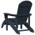Scaun Adirondack cu suport pentru picioare bleumarin HDPE GartenMobel Dekor