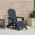 Scaun Adirondack cu suport pentru picioare bleumarin HDPE GartenMobel Dekor
