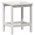 Masă laterală Adirondack Albă 38x38x45 cm HDPE GartenMobel Dekor