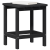 Masa laterală Adirondack Neagră 38x38x45 cm HDPE GartenMobel Dekor