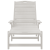 Șezlong Alb 53x162x98.5 cm HDPE GartenMobel Dekor