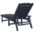 Șezlong Bleumarin 53x162x98.5 cm HDPE GartenMobel Dekor